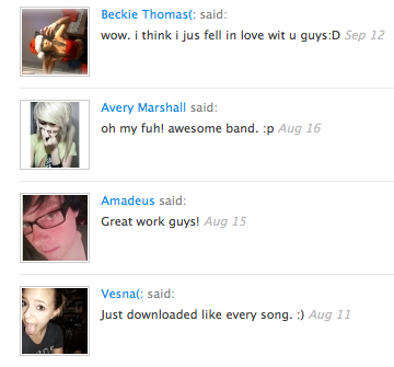 fans comments